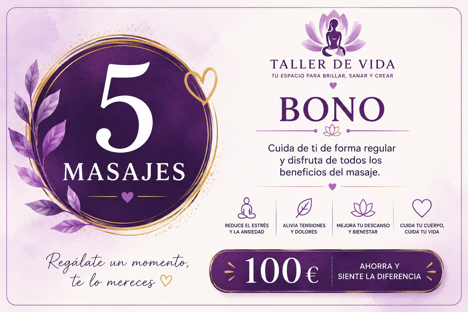 Masajes - Bono 5 Sesiones: imagen 1